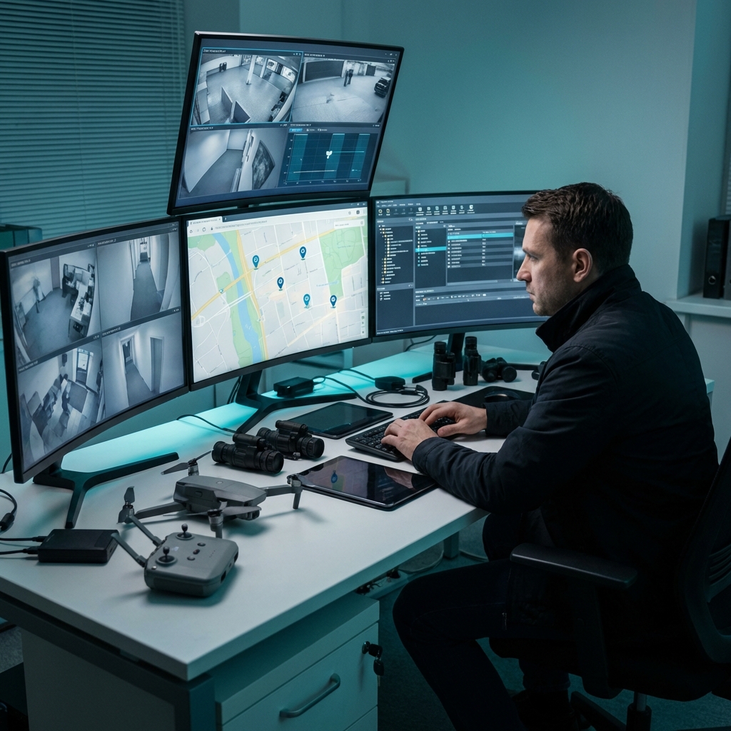 Nowoczesny sprzęt detektywistyczny i technologie cyfrowe